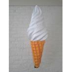 Softijs ijsje 90 cm - softijsje polyester met muurbeugel, Ophalen, HorecaBeelden, Overige typen, Nieuw