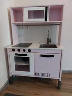 Roze Speelkeuken met Accessoires, Kinderen en Baby's, Speelgoed | Speelkeukens, Ophalen, Zo goed als nieuw, Hout, Speelkeuken