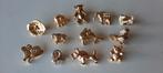 Lot goldtone broches,met Swarovski kristal., Sieraden, Tassen en Uiterlijk, Broches, Ophalen of Verzenden, Zo goed als nieuw, Overige materialen