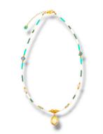 Summer of 2025 Ketting #4, Sieraden, Tassen en Uiterlijk, Kettingen, Nieuw, Ophalen of Verzenden, Groen, Overige materialen
