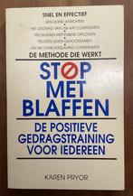 Stop met blaffen - Karen Pryor, Ophalen of Verzenden, Honden, Karen Pryor
