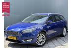 Ford FOCUS Wagon BWJ 2018 | 1.0 126PK Titanium | TREKHAAK |, Stof, Gebruikt, Blauw, Origineel Nederlands