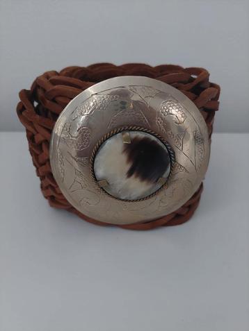 Ibiza Boho riem echt leer Cognackleur nieuw beschikbaar voor biedingen