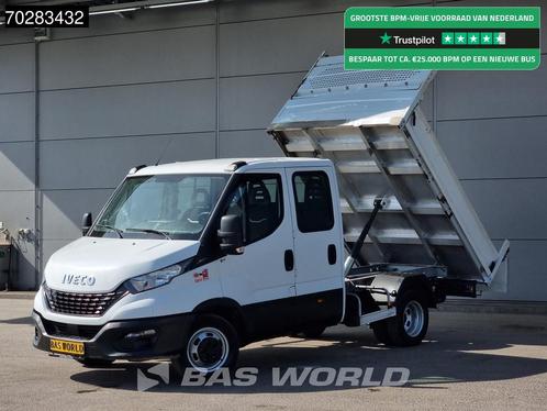 Iveco Daily 35C14 Open Laadbak Dubbel Cabine Dubbellucht 3,5, Auto's, Bestelauto's, Bedrijf, Te koop, Airconditioning, Boordcomputer