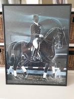 Ruiter op paard gesigneerd door H Wiersma, Ophalen, Minder dan 50 cm, Gebruikt, Schilderij