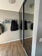 Spiegel Kastdeuren 2x met rails, Huis en Inrichting, Kasten | Kledingkasten, Ophalen, Zo goed als nieuw, 200 cm of meer