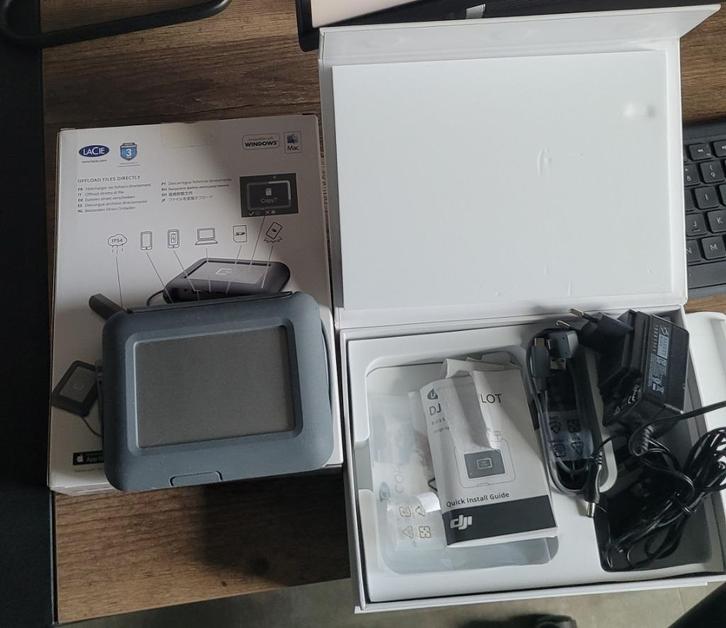 LaCie DJI Copilot Boss - 2TB HDD met SD-lezer voor back-ups, Computers en Software, Harde schijven, Zo goed als nieuw, Desktop