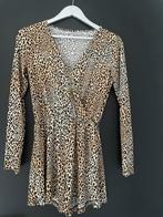 Jumpsuit panterprint, H&M, Bruin, Ophalen of Verzenden, Zo goed als nieuw