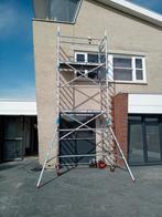 Steiger te huur werkhoogte 6-7 meter, Doe-het-zelf en Verbouw, Steigers, Ophalen of Verzenden, Zo goed als nieuw, Rolsteiger of Kamersteiger