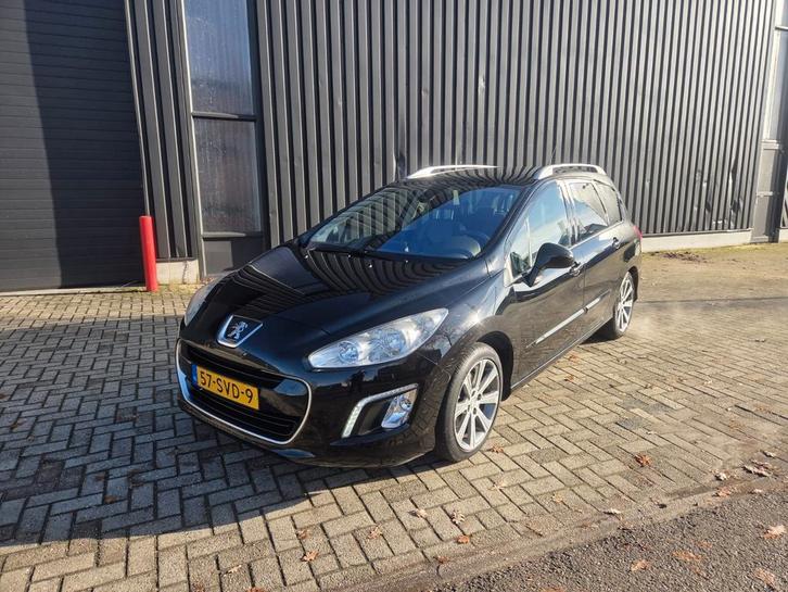 Peugeot 308 1.6  115KW SW 2012 Zwart, Auto's, Peugeot, Particulier, Airbags, Airconditioning, Alarm, Bluetooth, Bochtverlichting