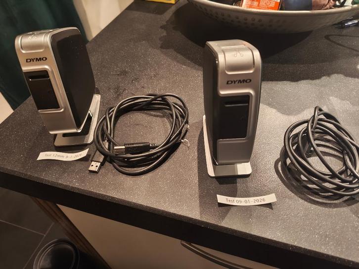 2 x Dymo Labelmanager - Plug 'n Play, Computers en Software, Labelprinters, Zo goed als nieuw, Tape-label, Ophalen of Verzenden