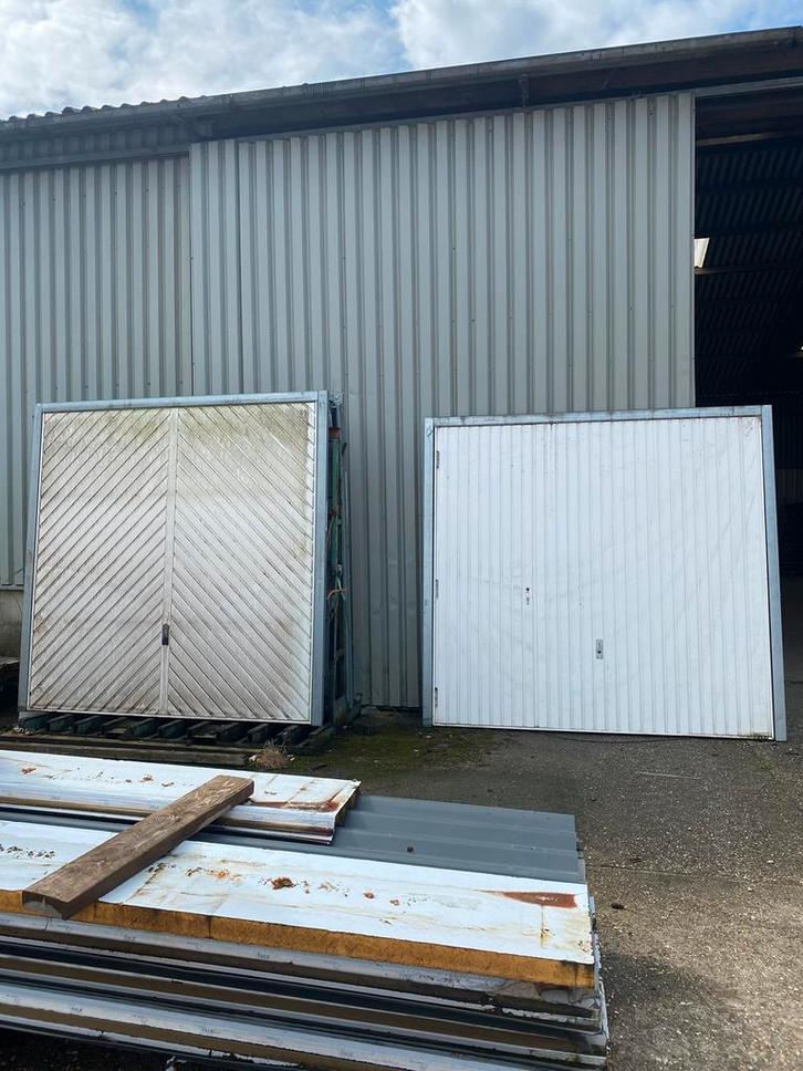 garagedeuren, kanteldeuren 260x245 & 237x237, Doe-het-zelf en Verbouw, Deuren en Horren, Nieuw, Garagedeur, 215 cm of meer, 120 cm of meer