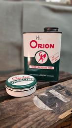 Orion 1 liter olieblik en vaseline doosje, Verzamelen, Merken en Reclamevoorwerpen, Ophalen of Verzenden