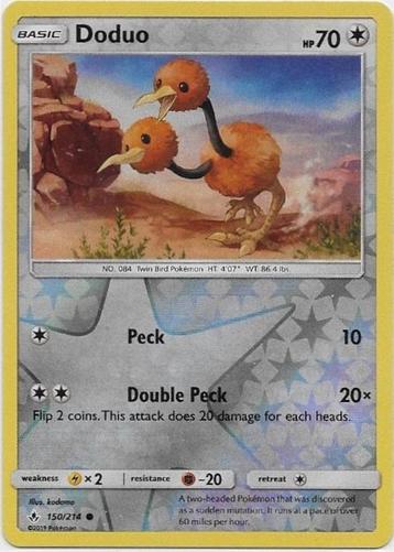Unbroken Bonds,  Doduo [reverse] 150/214 beschikbaar voor biedingen