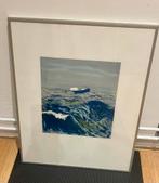 Gesigneerde Zeefdruk van Marian Plug - Zondags: de zee, Ophalen