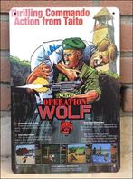 Operation Wolf Taito Retro Arcade Wandbord mancave poster, Spelcomputers en Games, Games | Overige, Nieuw, 1 speler, Verzenden