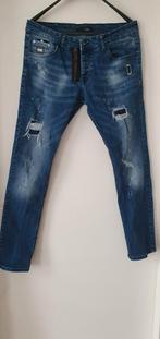 Stoere blauwe jeans met scheuren - Maat 36, Kleding | Heren, Spijkerbroeken en Jeans, W36 - W38 (confectie 52/54), Onbekend, Blauw