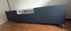 Wit Ikea besta tv meubel - notviken deuren & lade: dark blue, Ophalen, 150 tot 200 cm, Zo goed als nieuw, Minder dan 100 cm