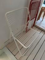 Niels Gammelgaard Klapstoel Wit, Ophalen, Gebruikt, Wit, Metaal