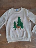 JBC kersttrui crème met bomen en hert, mt. M, Kleding | Dames, Truien en Vesten, Maat 38/40 (M), Ophalen of Verzenden, Zo goed als nieuw