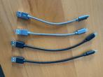 Korte Lightning cables / USB-A, Ophalen of Verzenden, Zo goed als nieuw, Apple iPhone