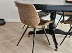 4 Eetkamerstoelen met armleuning, Huis en Inrichting, Stoelen, Ophalen, Gebruikt, Vier