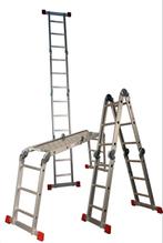 Vouwladder 4x3 sport met plafform NIEUW, Ophalen of Verzenden, Nieuw