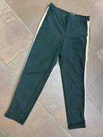 Vero Moda broek warme stof zwart met geel witte bies M 38, Maat 38/40 (M), Overige kleuren, Vero Moda, Ophalen of Verzenden