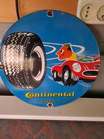 Mooi emaille bord Continental banden, Ophalen of Verzenden, Zo goed als nieuw, Reclamebord