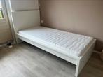 Gratis: Ikea Malm bed incl matras 90x200, kleur wit., Huis en Inrichting, Ophalen, Gebruikt, 90 cm, Eenpersoons