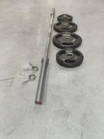 Halterstang set Crossmaxx Powerlifting bar IPF spec, Ophalen, Benen, -, -