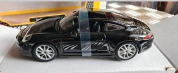Bburago Porsche 911 Carrera S 992 zwart 2011 schaal 1:24 new beschikbaar voor biedingen