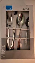 Amefa bestekset 24 delig (nieuw), Ophalen of Verzenden, Nieuw, Rvs of Chroom