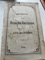 Atlas van Amsterdam 1874 beschrijving van, Verzenden, Louis Splitgerber