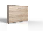 Juist opklapbed horizontaal - 140x200 - Eikenkleur, Huis en Inrichting, Slaapkamer | Bedden