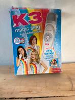 K3 magic sing karaoke set microfoon, Ophalen of Verzenden, Zo goed als nieuw