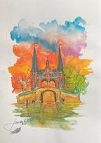 Waterverf kunstwerk van bekende kunstenaar, Ophalen