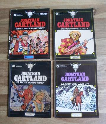 4 stripboeken uit de reeks van Jonathan Cartland beschikbaar voor biedingen