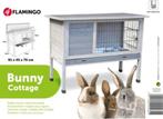 Konijnenhok Bugs Cottage Grijs – 91 cm, Minder dan 60 cm, Verzenden, Hok, 75 tot 110 cm