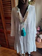 Jurk wit ibiza boho style maat m l xl, Kleding | Dames, Jurken, Ophalen of Verzenden, Zo goed als nieuw, Boven de knie