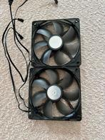 4x 120mm fans (2x with red LED), Computers en Software, Computerkoelers, Ophalen of Verzenden, Gebruikt, Luchtkoeling