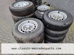 4 Kroonkurkvelgen Mercedes 14 inch w123 6j, Auto-onderdelen, Banden en Velgen, 14 inch, Velg(en), -, -