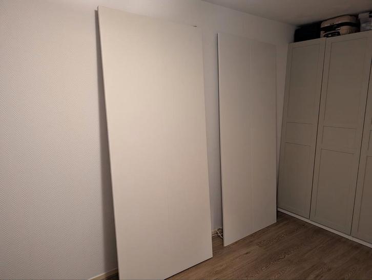 Hasvik Deuren 200x236 Wit - Incl. Montage, Huis en Inrichting, Kasten | Kledingkasten, 200 cm of meer, 50 tot 100 cm, Ophalen