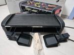 Waves raclette grill 8 grillpannetjes + houten lepels, Ophalen of Verzenden, Gebruikt, 4 t/m 7 personen