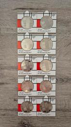 10x 100 Jaar De Stijl Penning 2017, Postzegels en Munten, Penningen en Medailles, Verzenden, Zilver, Nederland