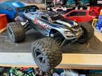 Traxxas E-Revo 1/8 monstertruck RC ROLLER, Hobby en Vrije tijd, Elektro, Gebruikt, Auto offroad, Ophalen of Verzenden