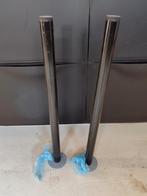 Tafelpoten zwart ikea 2 stuks, Gebruikt, 50 tot 100 cm, Rond, 50 tot 100 cm