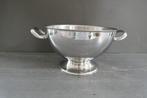 Vintage Alessi Italy zware RVS schaal op voet 300 cl, Overige materialen, Verzenden, Overige stijlen, Schaal of Schalen