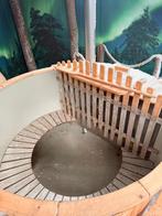 Houtgestookte hottub polypropyleen Ø180   | Showroommodel, Tuin en Terras, Bubbelbaden en Hottubs, Ophalen, Zo goed als nieuw