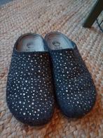 Dames sloffen MUBB wol met strass (39), Ophalen of Verzenden, Gedragen, Pantoffels of Sloffen, Grijs
